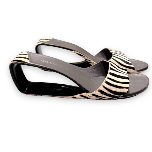 United Nude Mobius 2.5 Sandals – Zebra Pony Hair – Size 39 - Picture 2 of 7